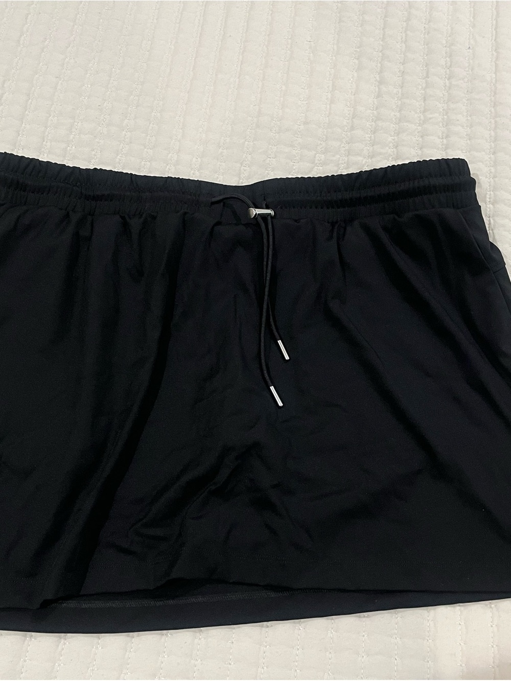 Members Mark XL  Black Athletic Drawstring Skort